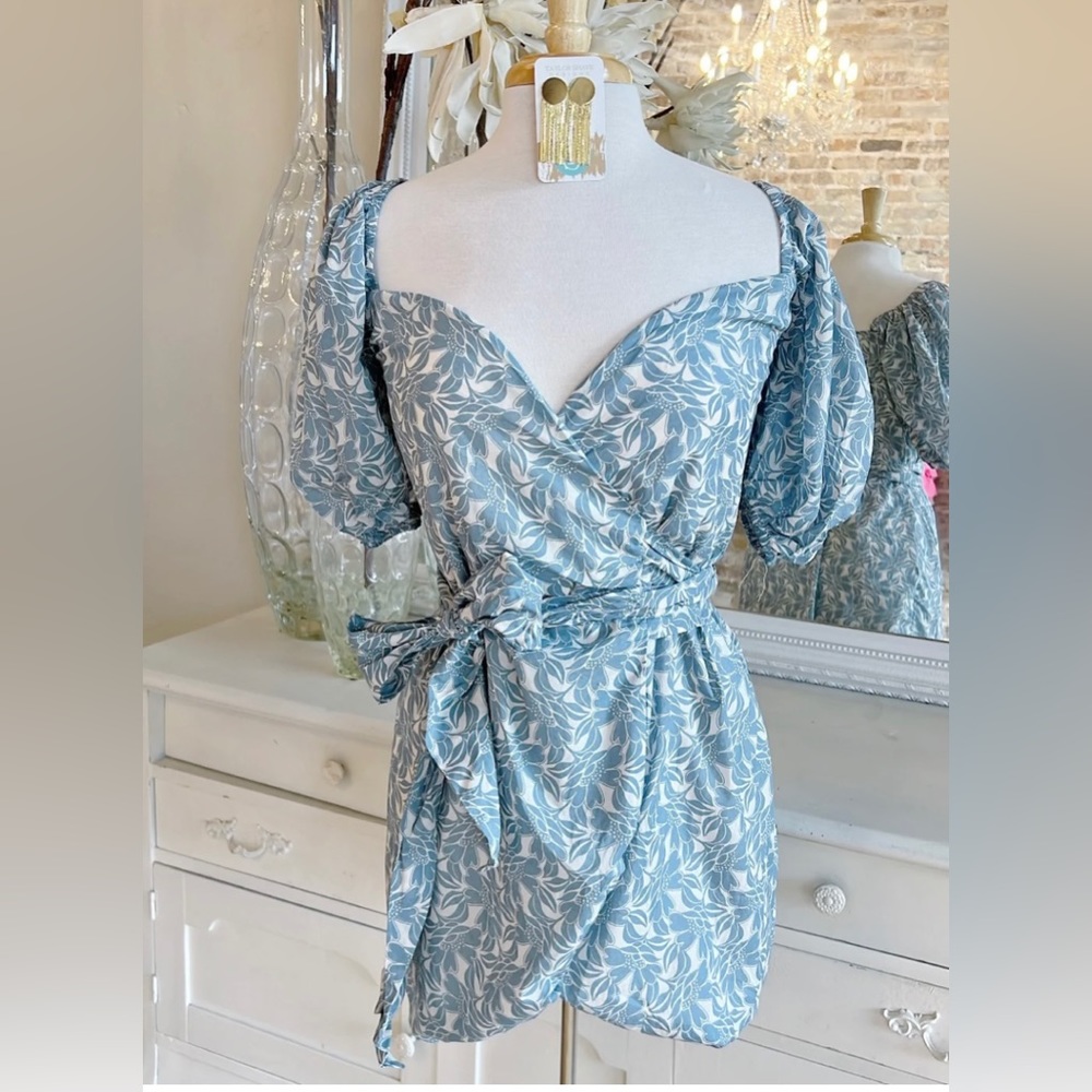 Olivaceous Wrap Dress